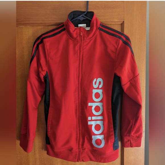 Adidas track Jacket & Black Adidas jogger sweats size 10/12 - Picture 8 of 9